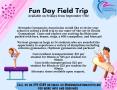 Fall 2021 gymnastics Fun Day flyer